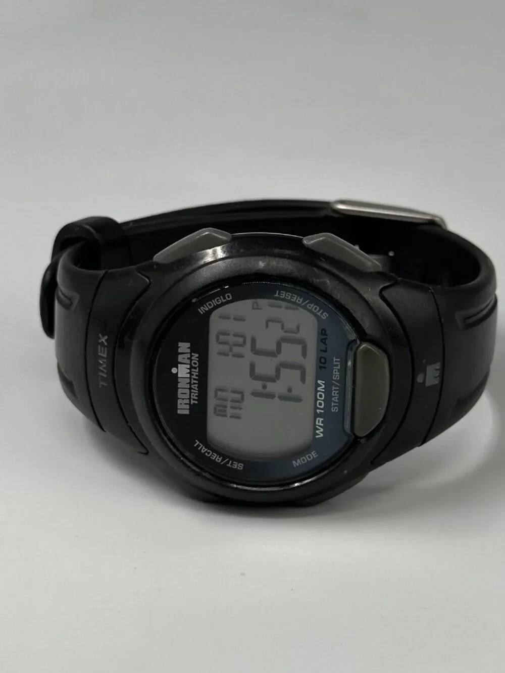 Timex Ironman Essential 10 Digital Watch Men Black Indiglo T5K60 New Battery